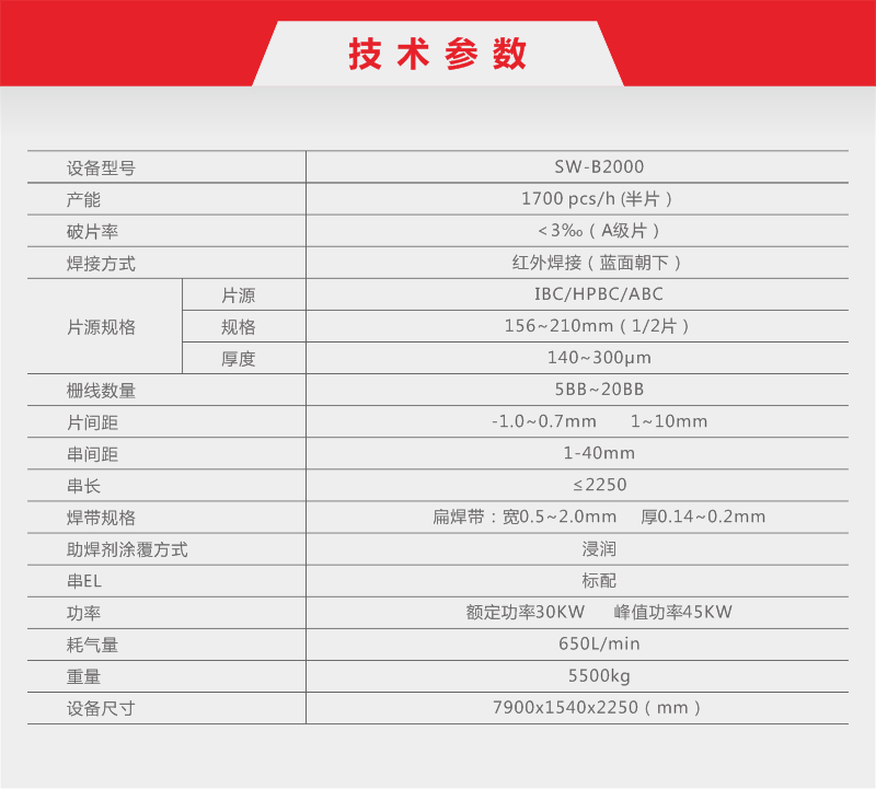 SW-B2000 全自动太阳能BC串焊机   红外加热焊蓝膜面朝下