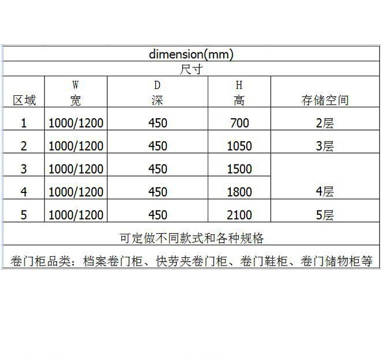 深圳定制卷门柜 五层档案文件存放柜 铁皮文件柜