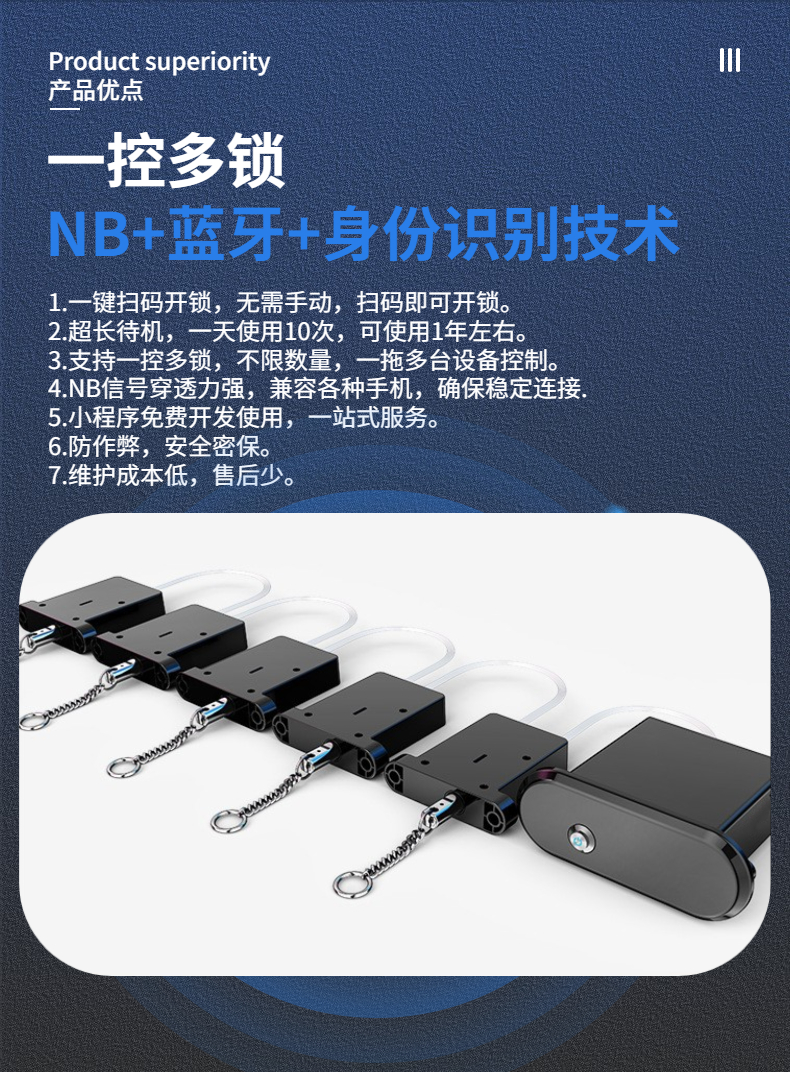 共享智能锁 物联柜锁 共享柜锁 扫码锁 NB智能锁 蓝牙锁