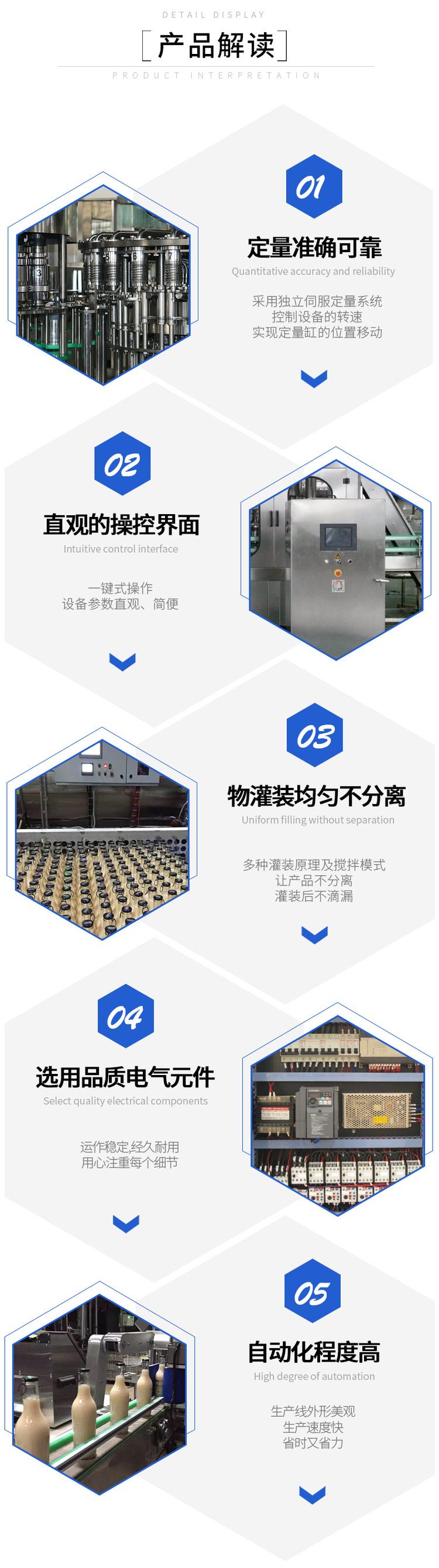 多功能直线式液体灌装机 全自动日化灌装生产线ZYL