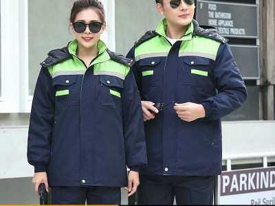 上海男女棉衣工作服 工人加厚防寒棉服 冷库维修车间防寒服