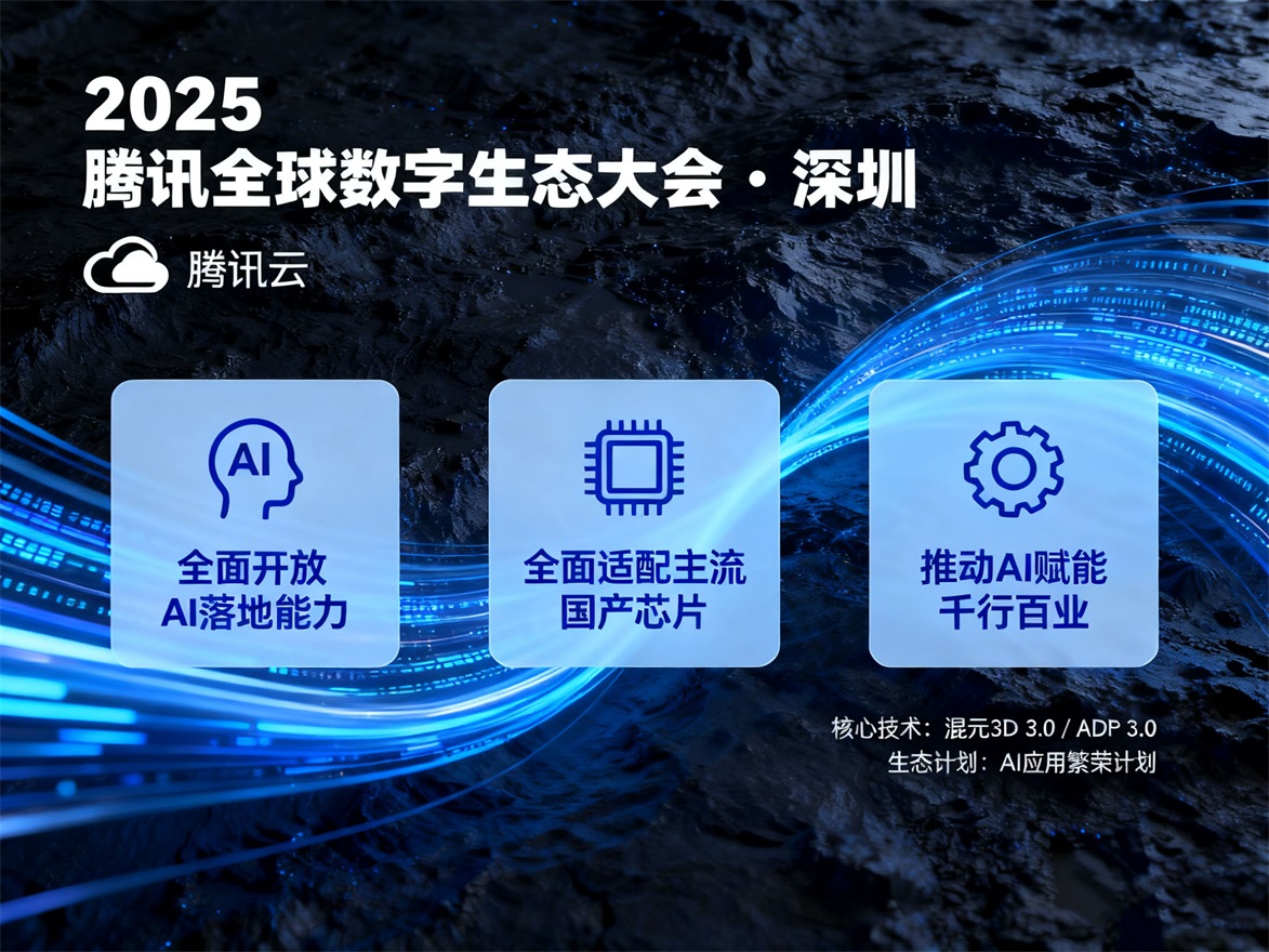 腾讯放大招！全面开放AI落地能力，适配主流国产芯片