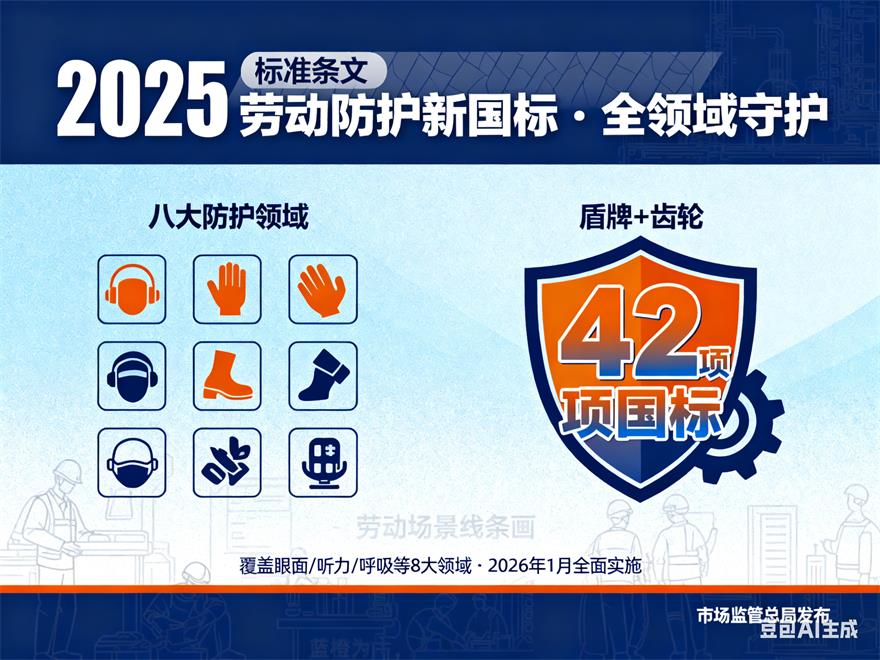 2025年42项劳动防护用品强制性国标发布，全面守护劳动者安全！