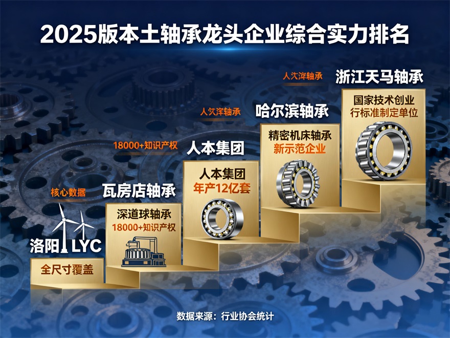 2025年中国轴承厂家综合实力排名及行业格局深度解析